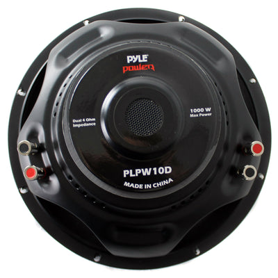 10" Inch 1000 Watt Dual 4 Ohm Subwoofer